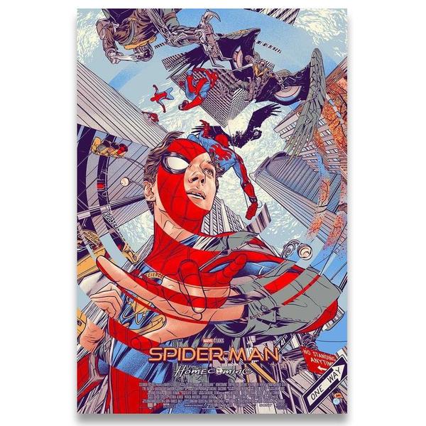 Imagem de Poster 42cm x 30cm A3 Brilhante Homem Aranha Spider b4