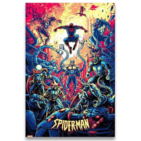 Imagem de Poster 42Cm X 30Cm A3 Brilhante Homem Aranha Spider B7