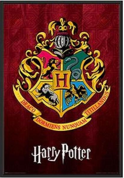 Imagem de Poster c/moldura m py pp 34341 harry potter simb hogwarts 1351052