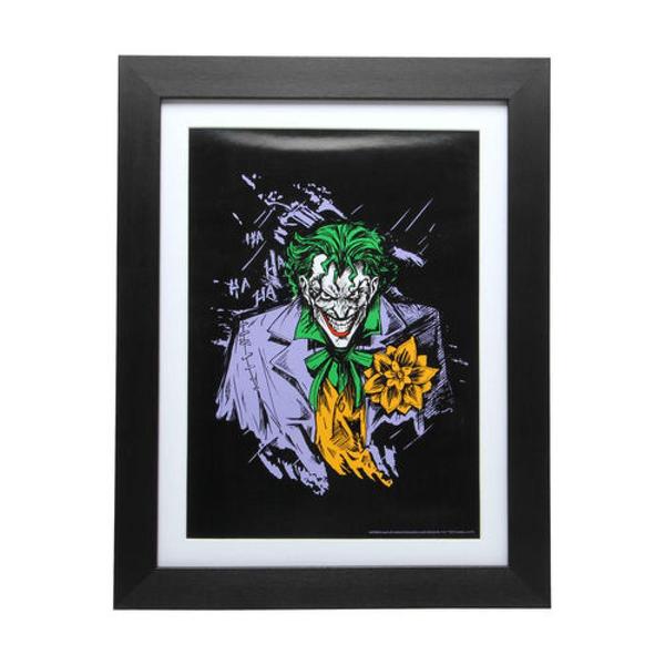 Imagem de Poster com passepartout mdf/papel/vidro dc joker diabo   40379