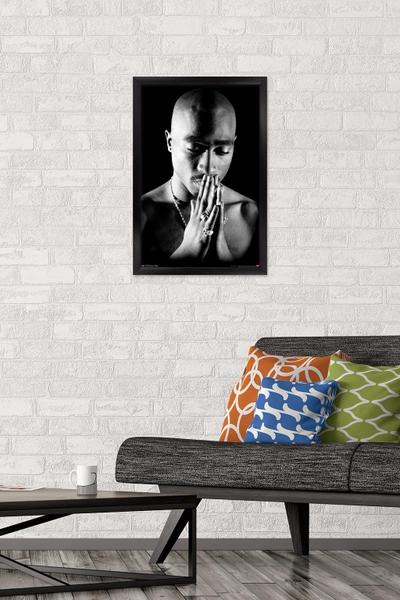 Imagem de Pôster de parede Trends International Tupac Praying 42x57cm