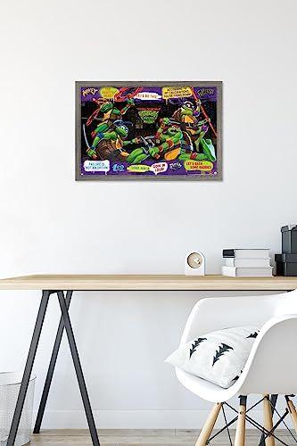 Imagem de Pôster de parede Trends Teenage Mutant Ninja Turtles 14,72 x 22,37 cm