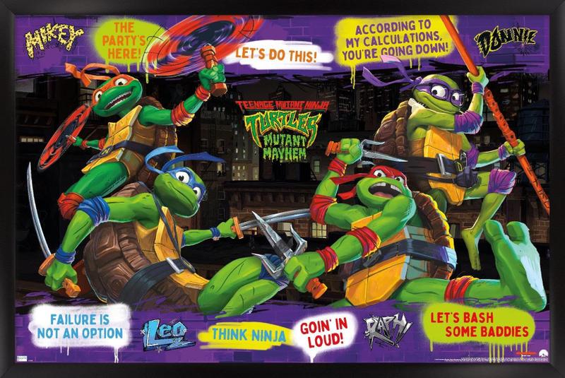 Imagem de Pôster de parede Trends Teenage Mutant Ninja Turtles 57x87cm