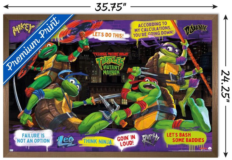 Imagem de Pôster de parede Trends Teenage Mutant Ninja Turtles 57x87cm