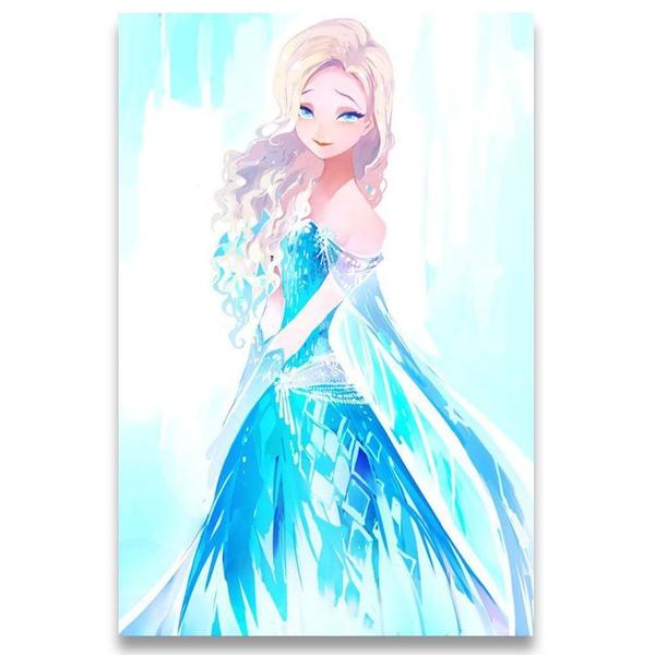 Imagem de Poster Decorativo 42Cm X 30Cm A3 Brilhante Frozen Disney