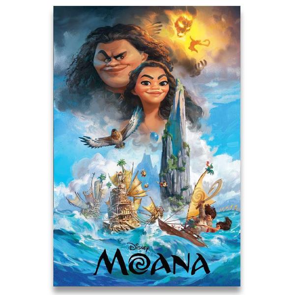 Imagem de Poster Decorativo 42Cm X 30Cm A3 Brilhante Moana B1