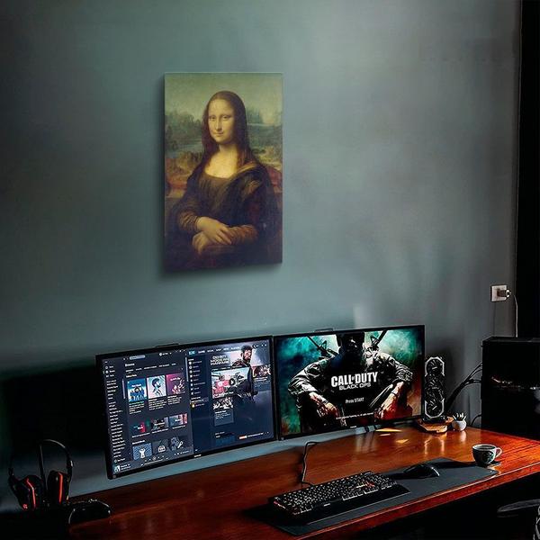 Imagem de Poster Decorativo 42cm x 30cm A3 Brilhante Monalisa