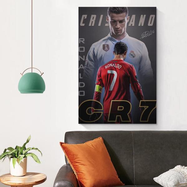 Imagem de Poster Impressão em tela Cristiano Ronaldo 1 Arte de parede 30x45cm