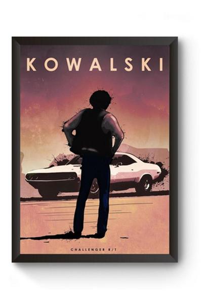 Imagem de Poster Moldurado Car Legends Kowaslki Quadro