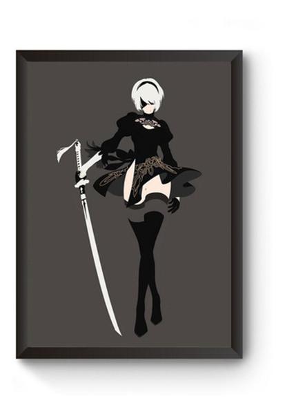 Imagem de Poster Moldurado Nier Automata Quadro