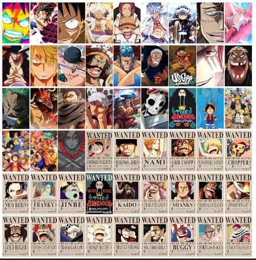 Imagem de Posters one piece 10x15cm 50 unidades