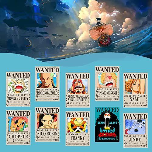 Imagem de Posters one piece 10x15cm 50 unidades