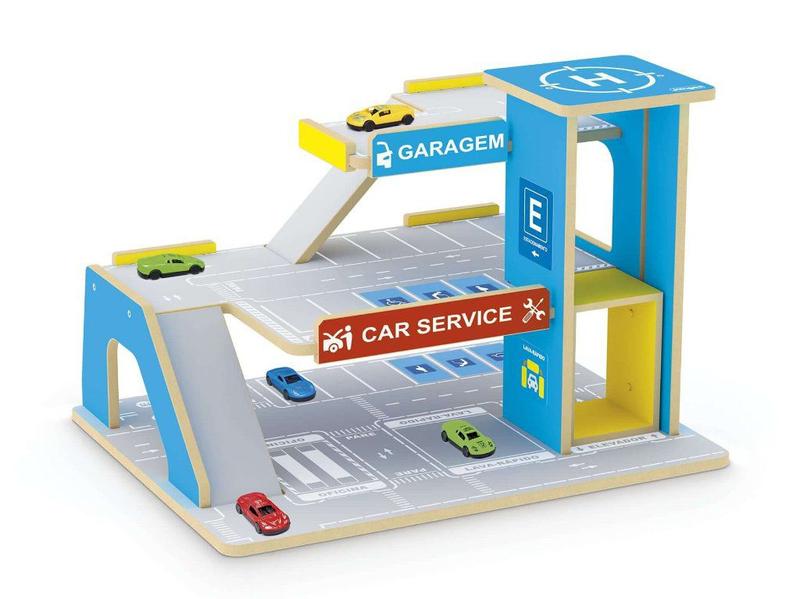 Imagem de Postinho e Garagem em Madeira - Car Service Infantil Junges