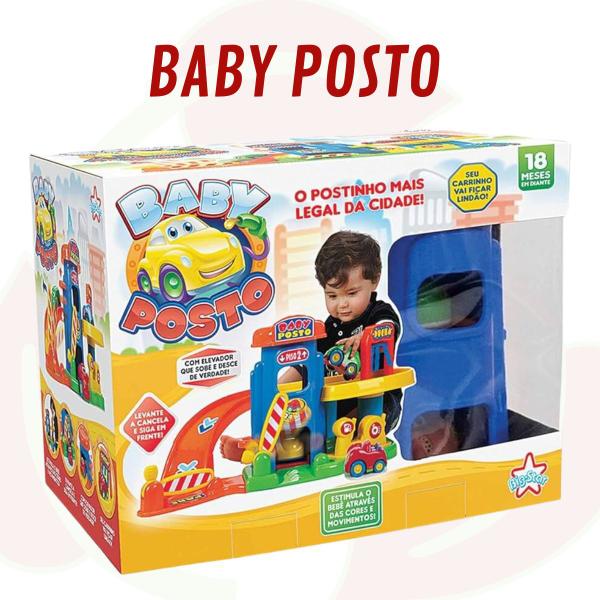 Imagem de Posto de Gasolina + Elevador Big Star Baby Brinquedo