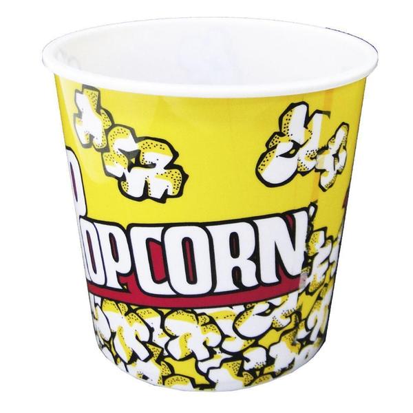 Imagem de Pote Balde De Pipoca De Plastico Popcorn 1 L 12X12Cm