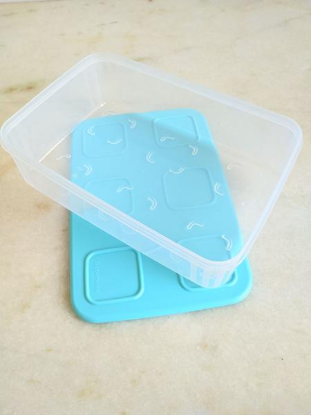 Imagem de  Pote Caixa Retangular Transparente Tupperware 1,6L Tupper Fresh 