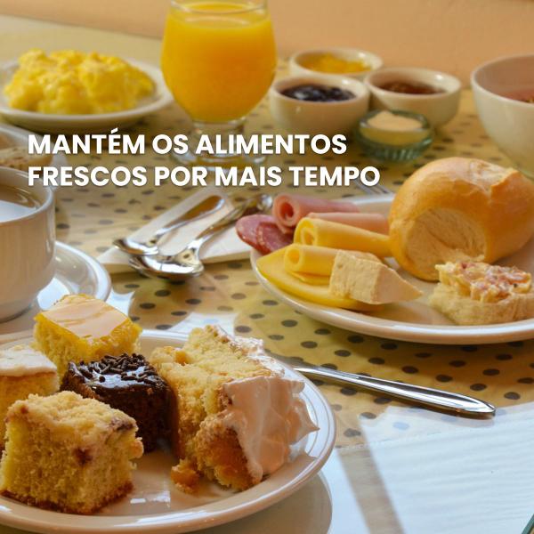 Pote Com Tampa Para Presunto Queijo Retangular Livre De BPA - Plastutti Imagem de Pote Com Tampa Para Presunto Queijo Retangular Livre De BPA
