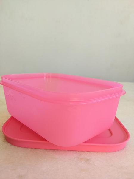 Imagem de Pote de Freezer Geladeira  Rosa 450mL Tupperware