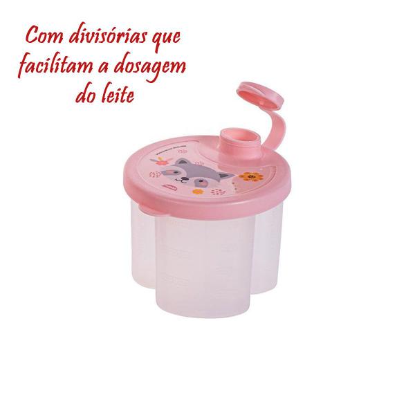 Pote de Leite em Pó ou Fórmula Dosador Bebê 800 ml com Tampa e Divisórias com Marcadores Plasútil - Plasutil Imagem de Pote de Leite em Pó ou Fórmula Dosador Bebê 800 ml com Tampa e Divisórias com Marcadores Plasútil