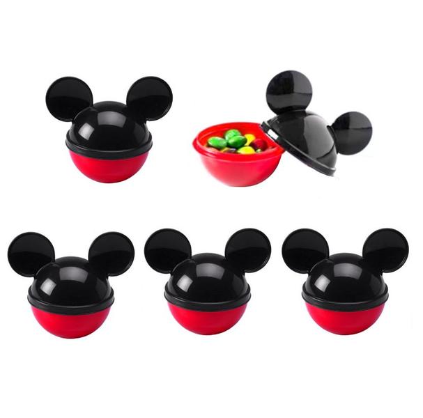 Imagem de Pote De Lembranças Festa Infantil Porta Mix Mickey Kit com 8