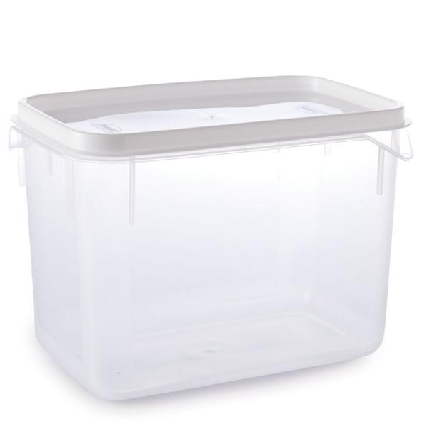 Imagem de Pote de plástico transparente para freezer e micro-ondas 3 litros Plasutil ref.2299