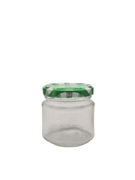 Pote De Vidro 150 Ml Com Tampa Metálica Xadrez Verde - 24 Un - Joimar Embalagens Imagem de Pote De Vidro 150 Ml Com Tampa Metálica Xadrez Verde - 24 Un