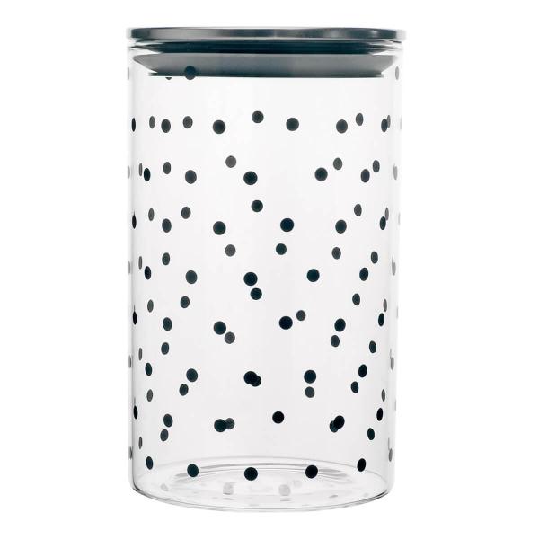 Pote De Vidro 750Ml Minimalista Tampa Inox Com Vedação - Wincy Imagem de Pote De Vidro 750Ml Minimalista Tampa Inox Com Vedação