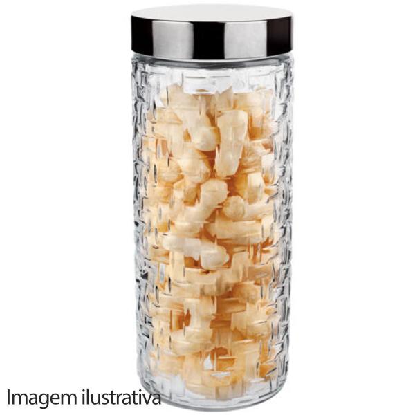 Pote De Vidro Com Tampa Rosca 2Litros Em Rattan Transparente - Toda Casa Imagem de Pote De Vidro Com Tampa Rosca 2Litros Em Rattan Transparente