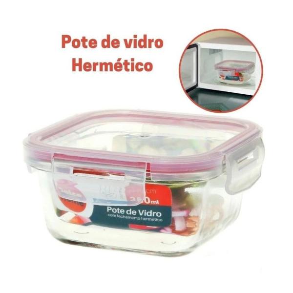 Imagem de Pote de Vidro Hermético 320ml -DOLCE HOME