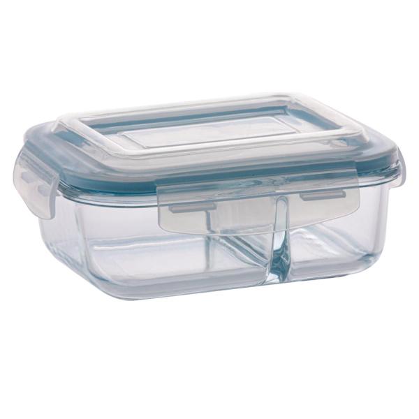Pote de Vidro Hermético Com Divisoria 640ml Marmita Alimento 1 UN - QUALITY HOUSE / PRATIC... Pote de Vidro Hermético Com Divisoria 640ml Marmita Alimento 1 UN - QUALITY HOUSE / PRATIC...