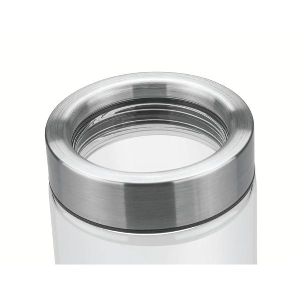 Imagem de Pote de Vidro Tramontina Purezza com Tampa de Aço Inox 10 cm 1,4 L