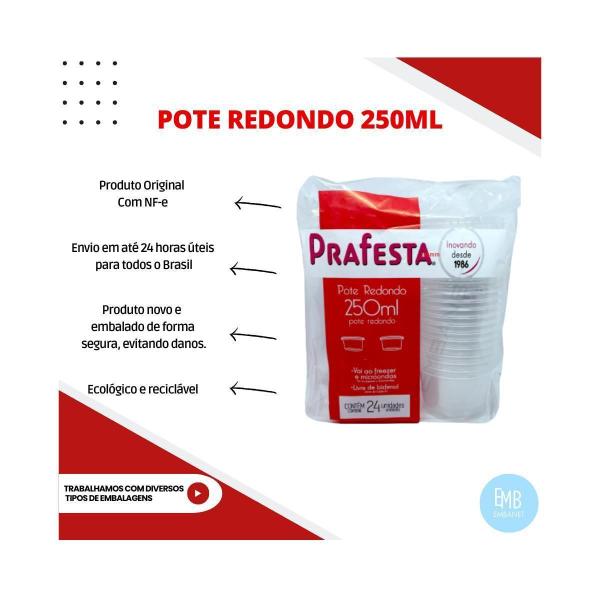 Imagem de Pote Descartavel 250Ml Redondo Freezer E Microondas - 96Und