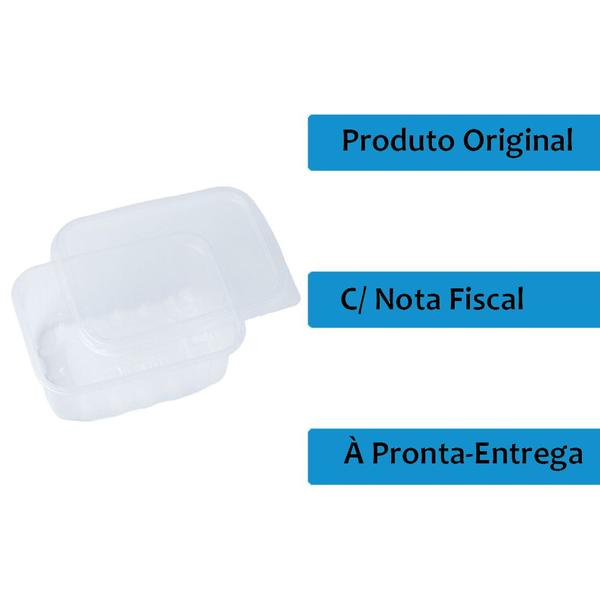 Pote Descartável 350ml Empilhavel BPA Free C/ Vedação Marmita Fitness Freezer Microondas 96un - Gourmax Imagem de Pote Descartável 350ml Empilhavel BPA Free C/ Vedação Marmita Fitness Freezer Microondas 96un