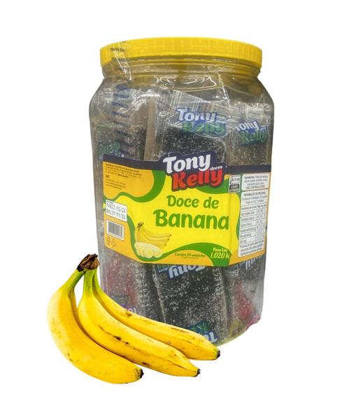 Pote Doce de Banana Bananada Tony Kelly c/ 60 un Festas Imagem de Pote Doce de Banana Bananada Tony Kelly c/ 60 un Festas