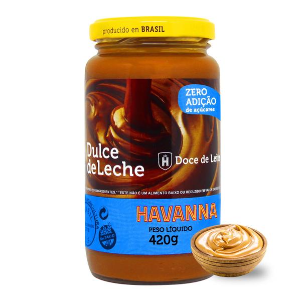 Imagem de Pote Doce De Leite Havanna Zero Dulce De Leche Vidro 420g