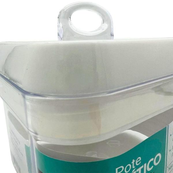 Imagem de Pote Hermético com Tampa Acrílico para Alimentos Grãos Cereais Preserve 2300ml 23cm Mek