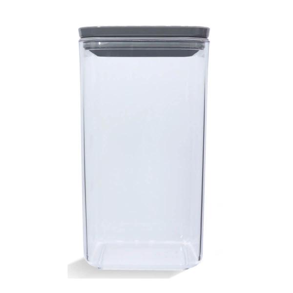 Pote Hermético Cristal Plasvale Porta Mantimentos 1,5L Condimentos Transparente Imagem de Pote Hermético Cristal Plasvale Porta Mantimentos 1,5L Condimentos Transparente
