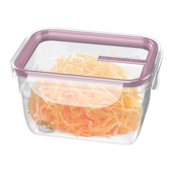 Pote Hermético de Plástico Freshy 537mL Roxo - SanRemo Imagem de Pote Hermético de Plástico Freshy 537mL Roxo - SanRemo
