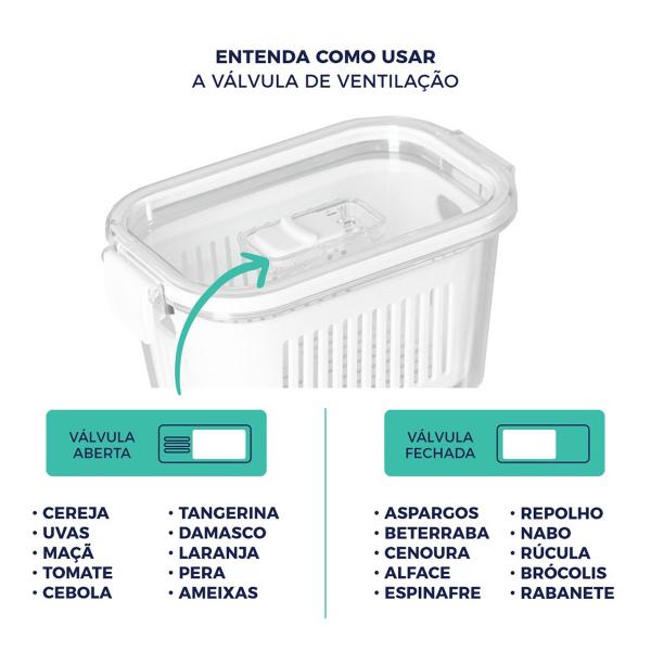 Imagem de Pote Hermético Slim Multiuso Empilhavel Organizador 3050ML