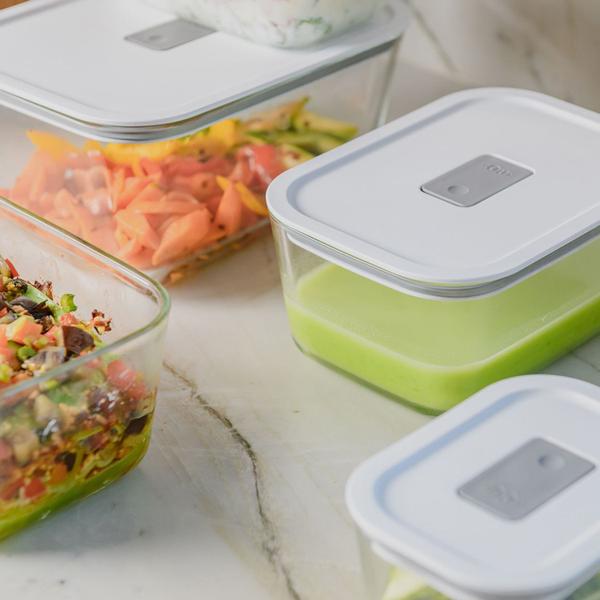 Pote Hermético Vidro Para Alimentos Com Trava 370ml Fresh Lock Ou Imagem de Pote Hermético Vidro Para Alimentos Com Trava 370ml Fresh Lock Ou