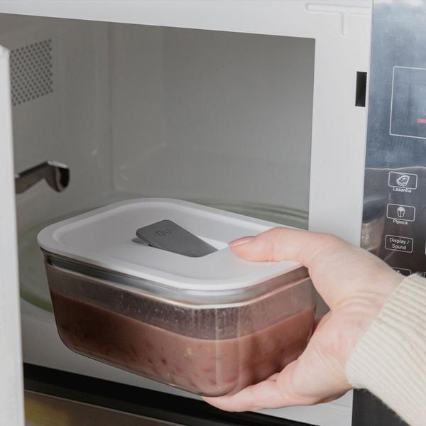 Pote Hermético Vidro Para Alimentos Com Trava 370ml Fresh Lock Ou Imagem de Pote Hermético Vidro Para Alimentos Com Trava 370ml Fresh Lock Ou