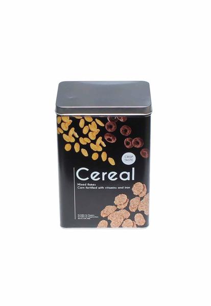 Pote Lata Porta Mantimentos Em Metal Quadrado Para Cereal - Martiplast Imagem de Pote Lata Porta Mantimentos Em Metal Quadrado Para Cereal