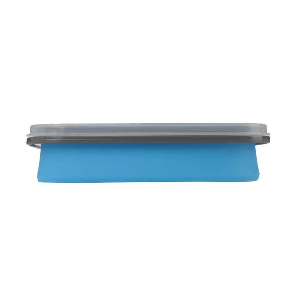 Pote Marmita de Silicone Retratil com Garfo 700ml Mini Bento Nautika Imagem de Pote Marmita de Silicone Retratil com Garfo 700ml Mini Bento Nautika
