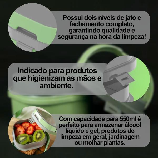 Pote Marmita Fit Com 2 Divisórias C/ Tampa Hermético Trava Alça - Plasvale Imagem de Pote Marmita Fit Com 2 Divisórias C/ Tampa Hermético Trava Alça