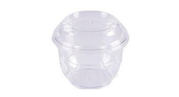 Pote Mix Redondo Cristal 180ml C/10 Prafesta Imagem de Pote Mix Redondo Cristal 180ml C/10 Prafesta
