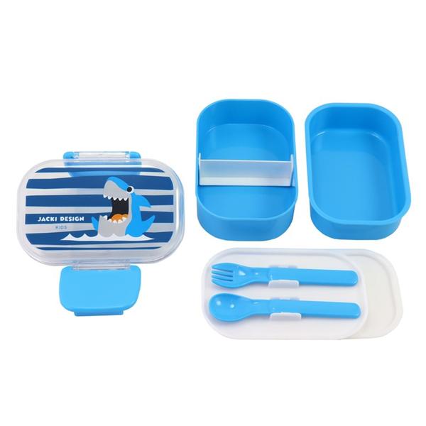 Pote p/ Lanche de 2 Andares Infantil 400ml Jacki Design - Pimpolho Azul Imagem de Pote p/ Lanche de 2 Andares Infantil 400ml Jacki Design - Pimpolho Azul