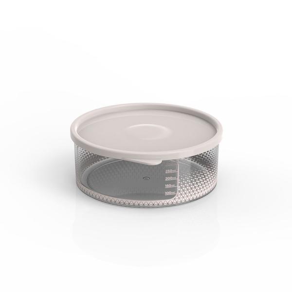 Pote Para Alimentos Transparente Redondo 370 ml Com Tampa - Potte Imagem de Pote Para Alimentos Transparente Redondo 370 ml Com Tampa