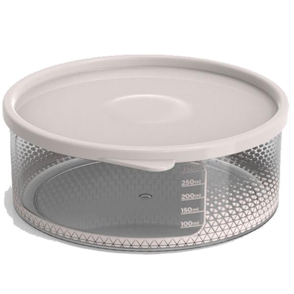 Pote Para Alimentos Transparente Redondo 370 ml Com Tampa - Potte Imagem de Pote Para Alimentos Transparente Redondo 370 ml Com Tampa