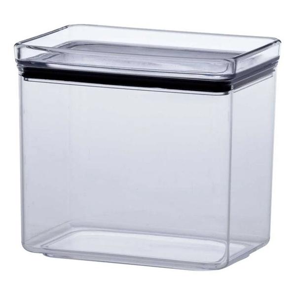 Pote Para Mantimentos Hermético Retangular Empilhável 1300ml Código 1168 - Paramount - Paramount Plásticos Imagem de Pote Para Mantimentos Hermético Retangular Empilhável 1300ml Código 1168 - Paramount