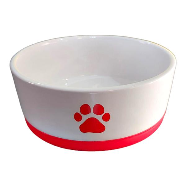 Imagem de Pote para Ração Porcelana Elegante Pequeno 450 ml Cachorro